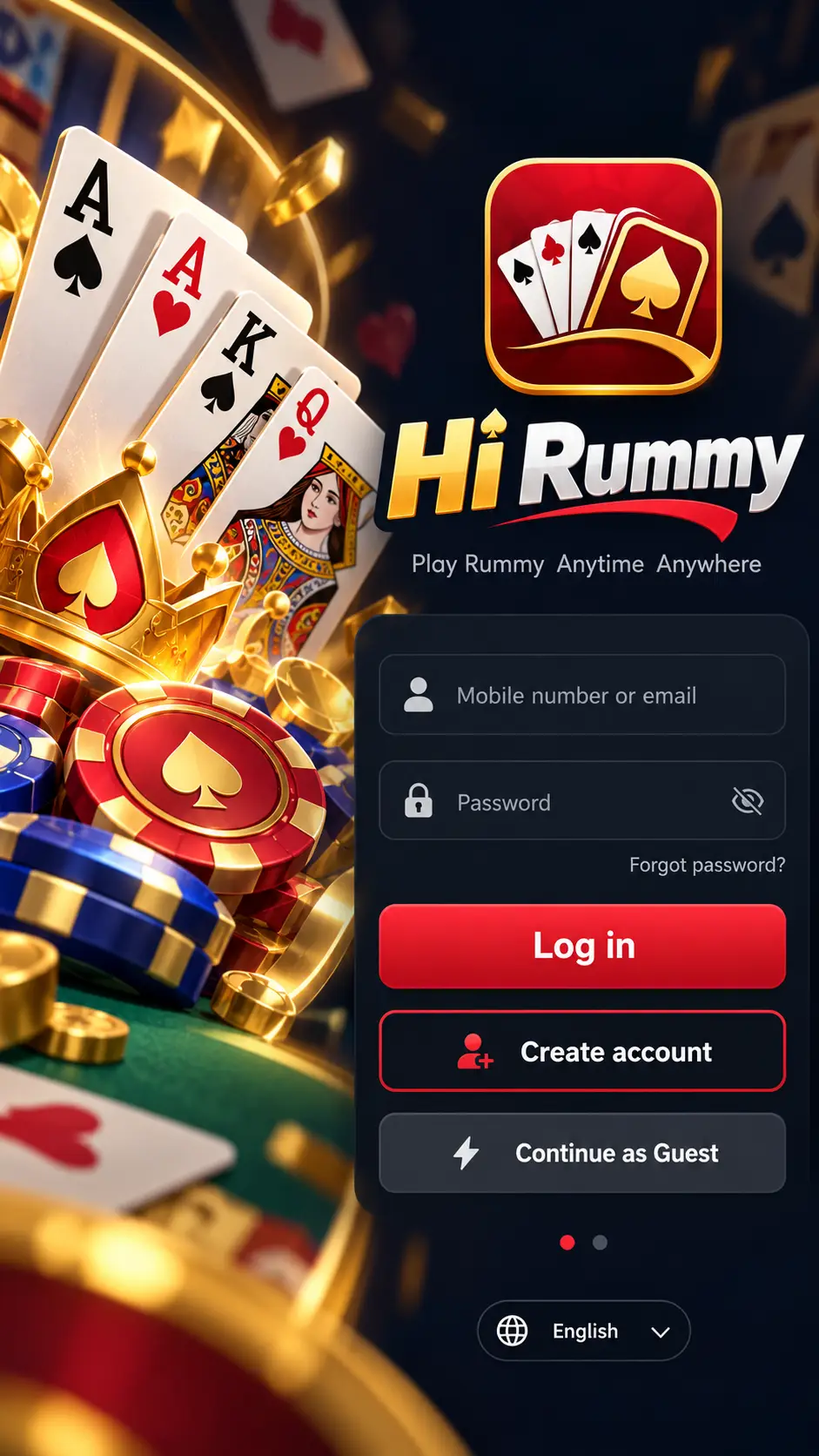 Hi Rummy — sign in