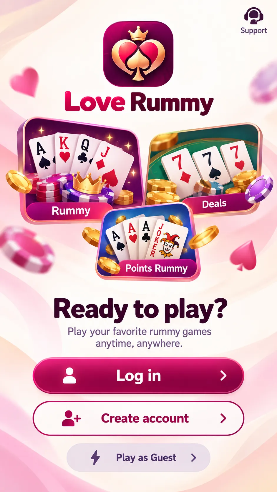 Love Rummy — sign in