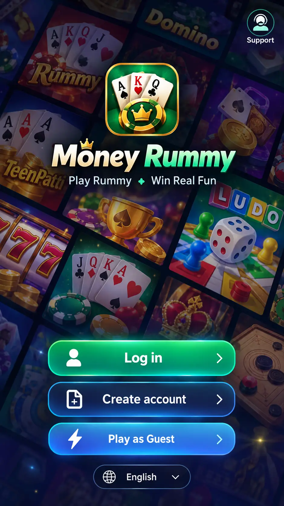 Money Rummy — sign in