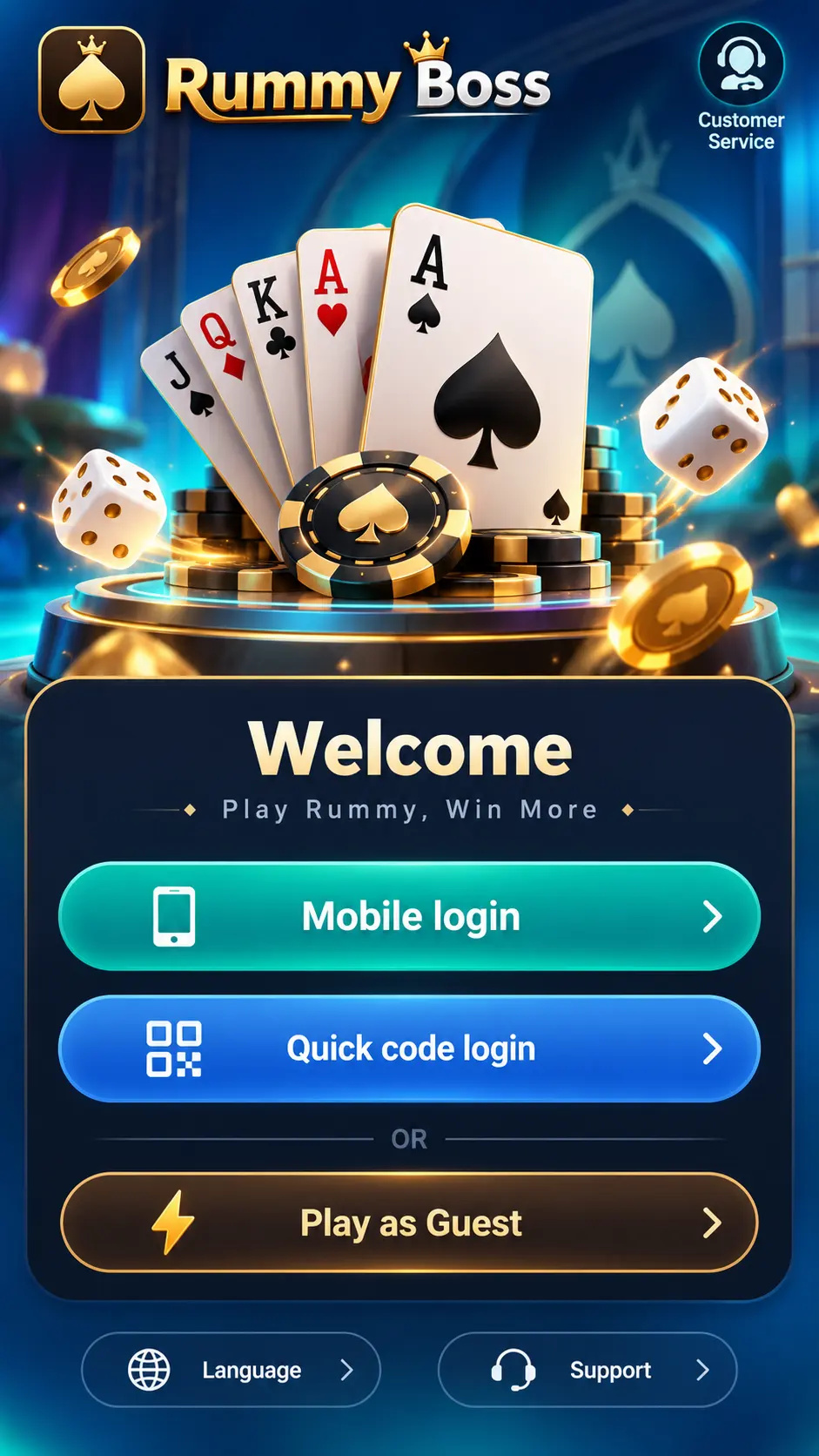Rummy Boss — sign in