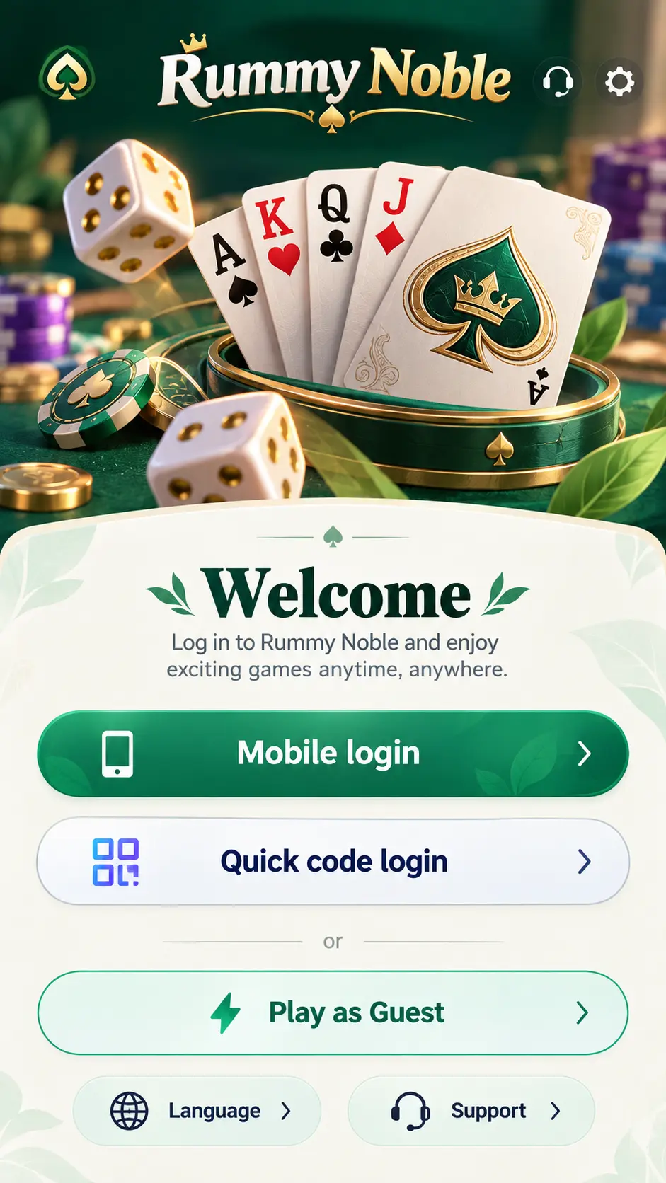 Rummy Noble — sign in