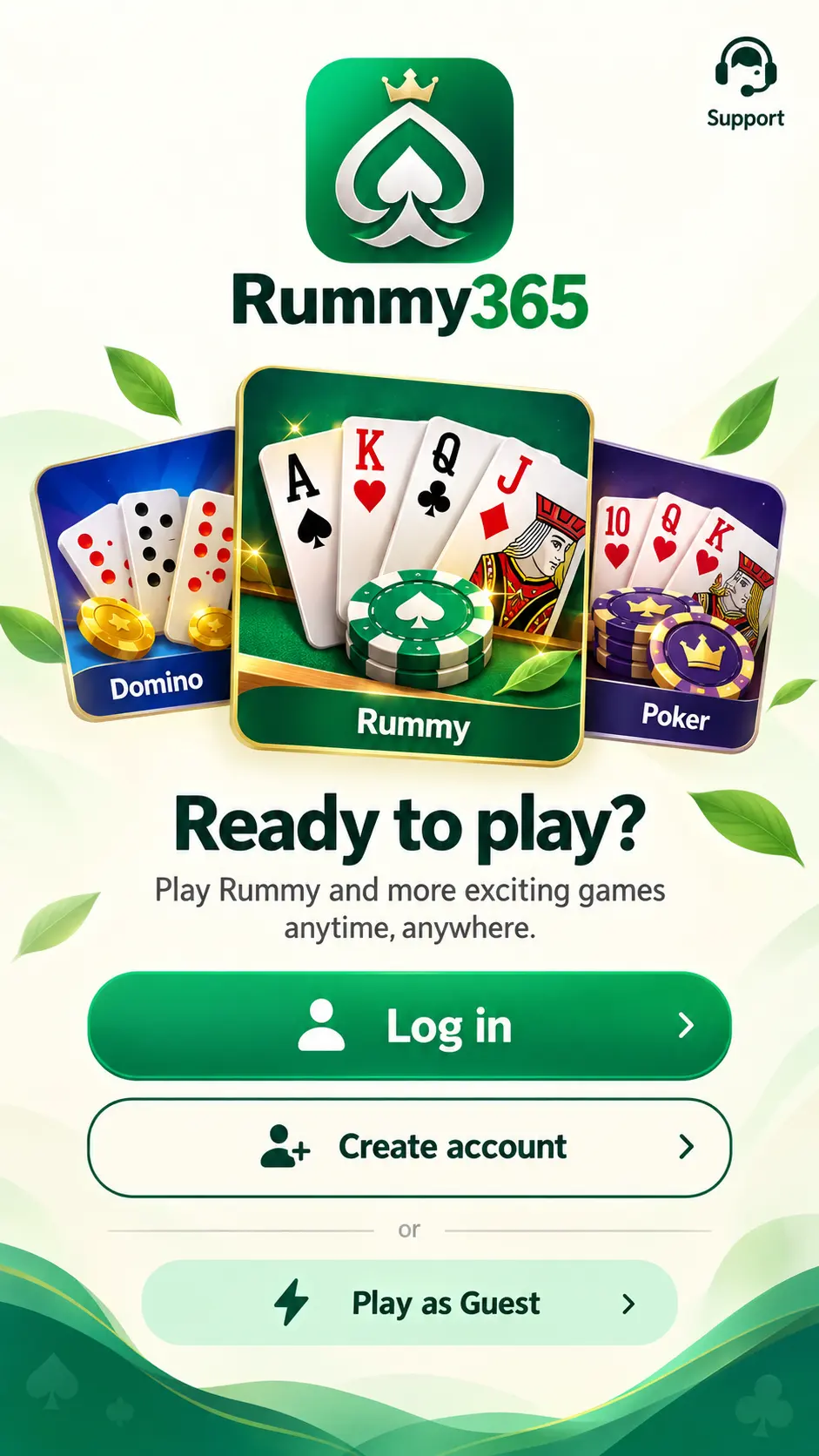 Rummy365 — sign in