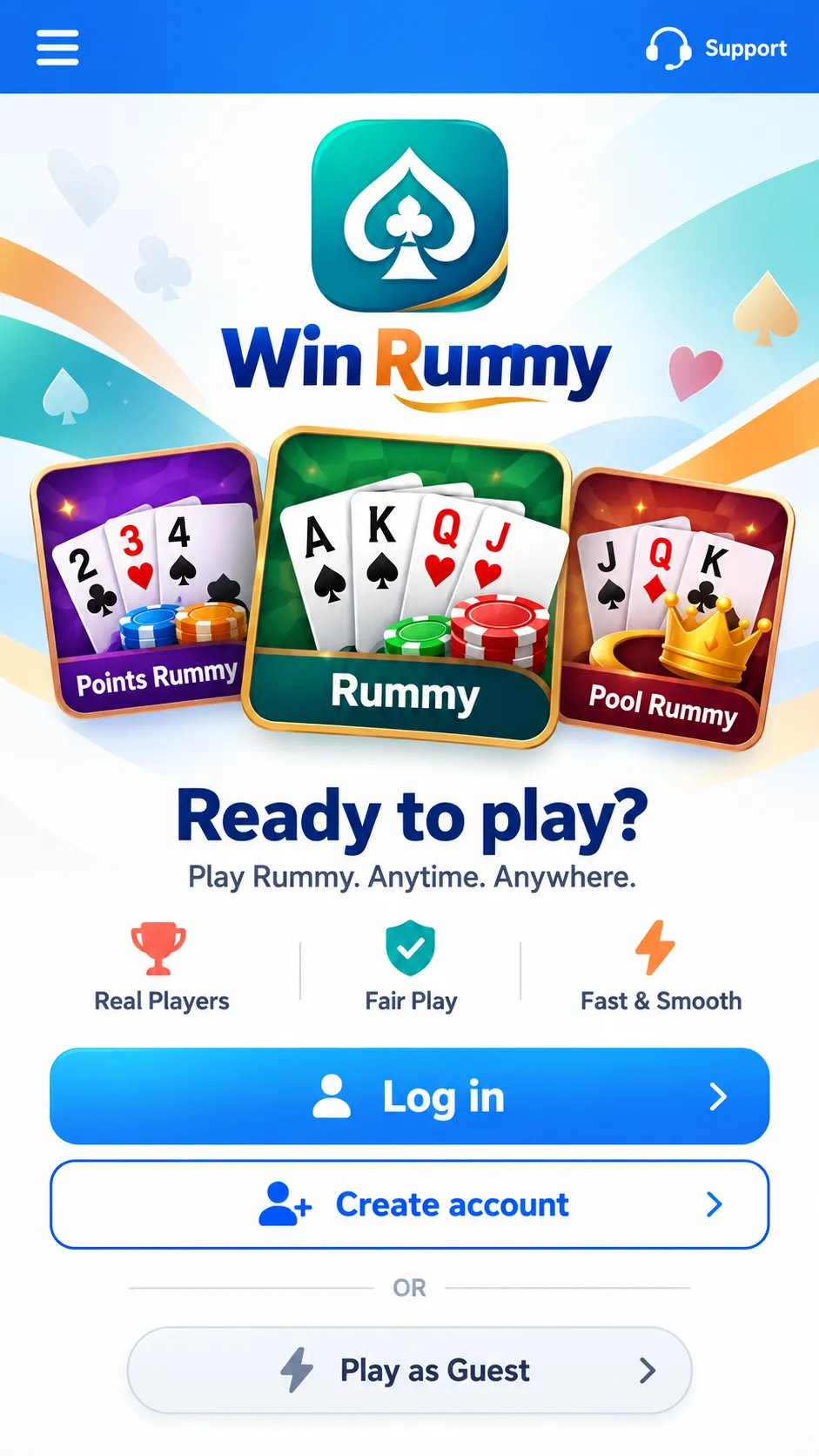 Win Rummy — sign in
